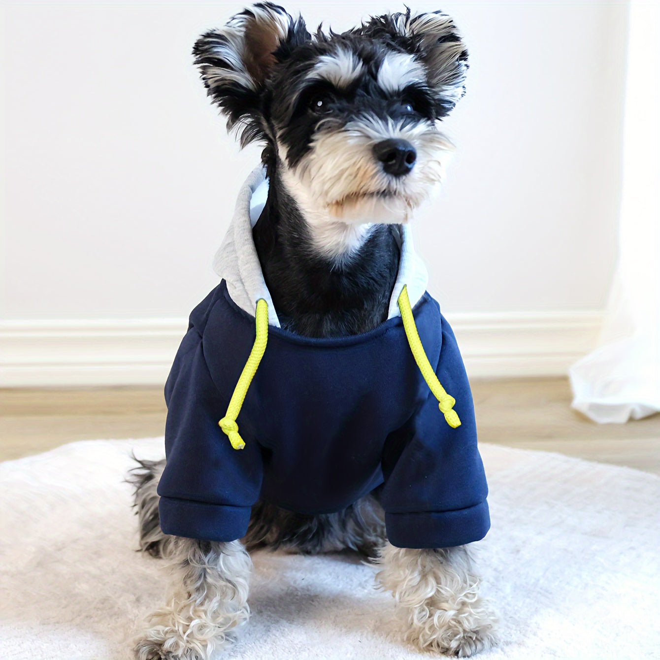 Cosy Knit Dog Hoodie Sweater - Soft, Warm, Thick, and Breathable Polyester Pullover for Small to Medium Breeds, Hand Wash Only, Perfect for Spring, Summer, Autumn, and Winter, All-Season Wear, Easy to Put On and Take Off, Com