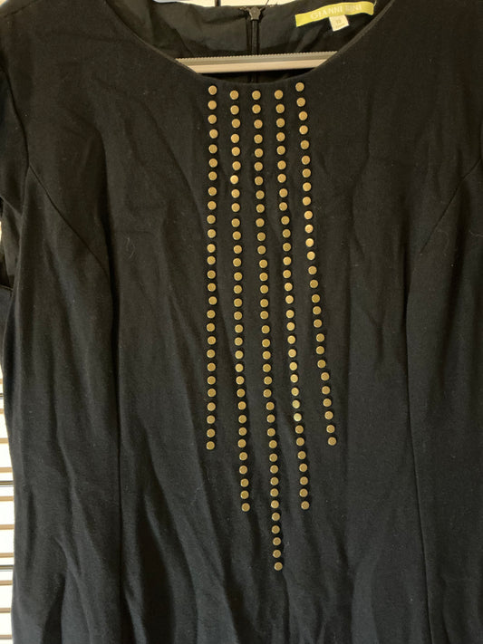 Gianni Bini Black Studded Mini Dress – Size 12