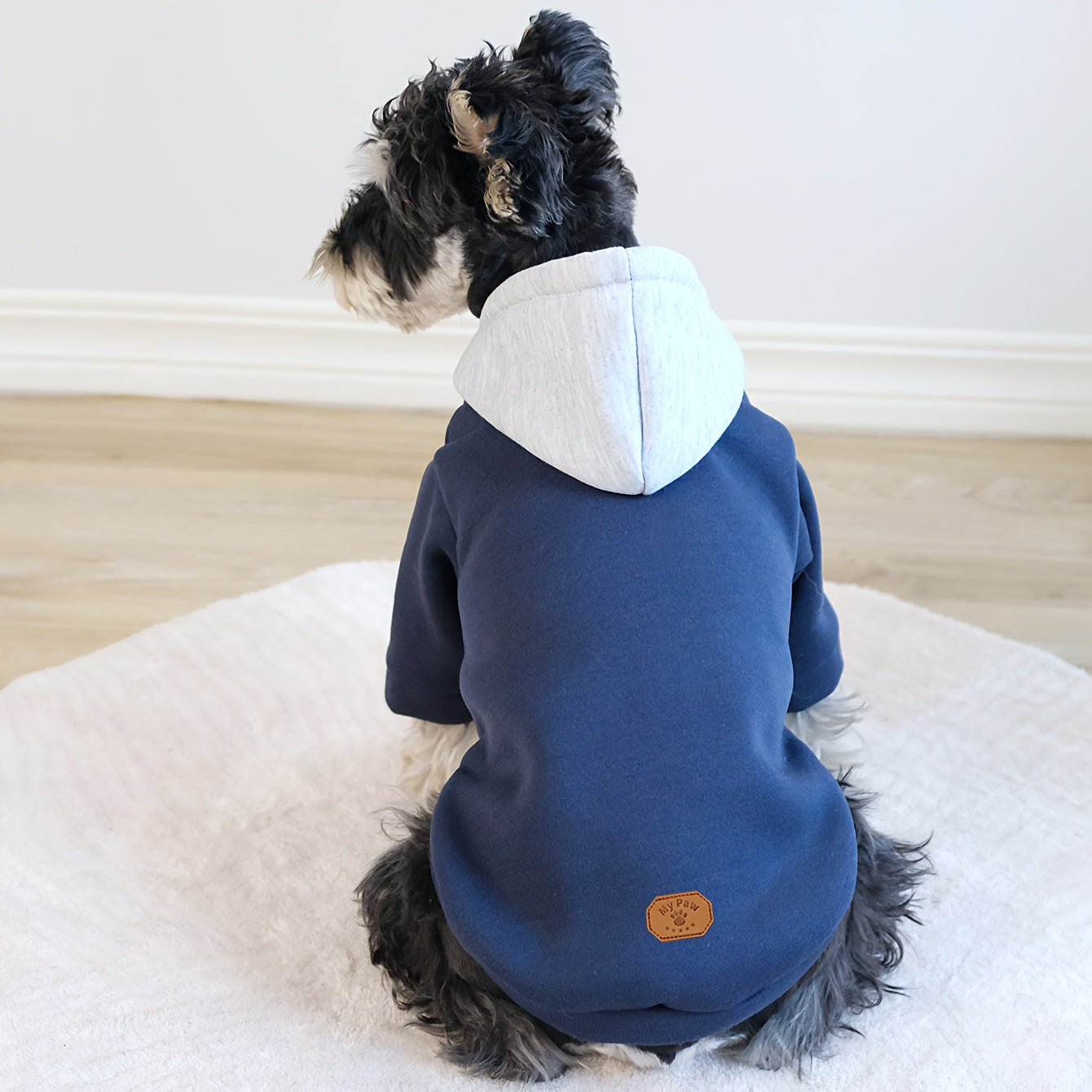 Cosy Knit Dog Hoodie Sweater - Soft, Warm, Thick, and Breathable Polyester Pullover for Small to Medium Breeds, Hand Wash Only, Perfect for Spring, Summer, Autumn, and Winter, All-Season Wear, Easy to Put On and Take Off, Com
