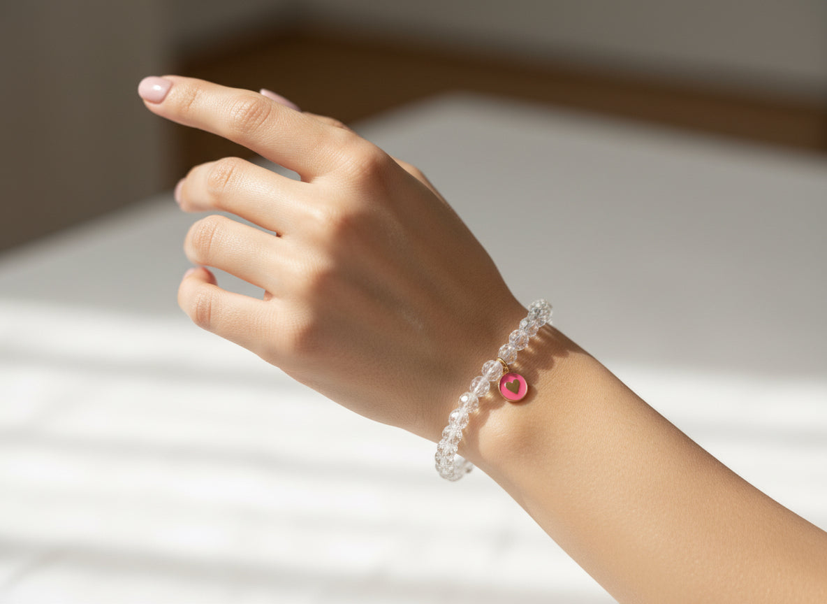 Beaded Bracelet with charm