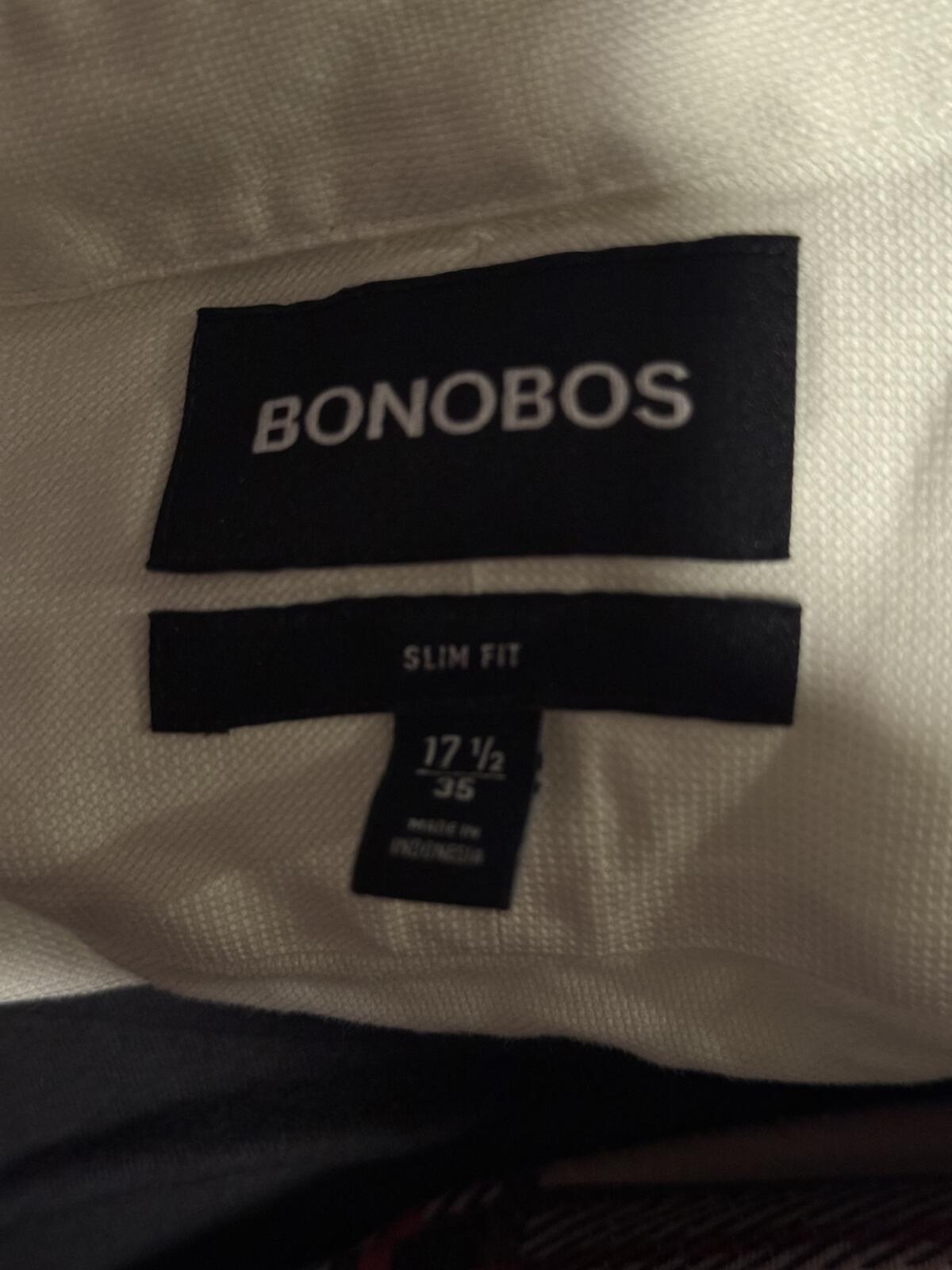 Bonobos Men's Light Green Button-Up Dress Shirt with Pocket