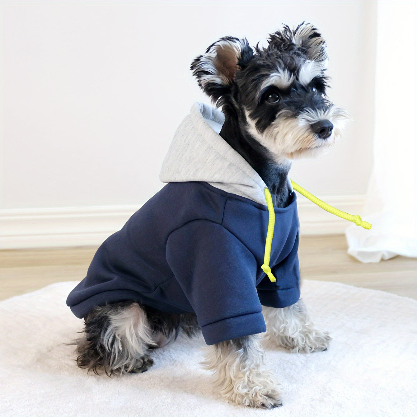 Cosy Knit Dog Hoodie Sweater - Soft, Warm, Thick, and Breathable Polyester Pullover for Small to Medium Breeds, Hand Wash Only, Perfect for Spring, Summer, Autumn, and Winter, All-Season Wear, Easy to Put On and Take Off, Com