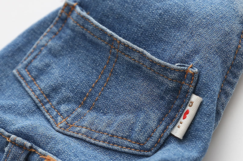Adjustable Denim Jumpsuit for French Bulldogs - Stylish Pet Clothes for All Seasons