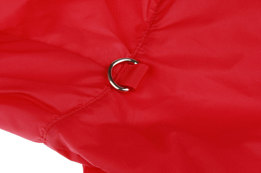 Dog Raincoat, Puppy Pet Clothes, Dog Rain Jumpsuit, Hooded Reflective Warning Costume For Dogs