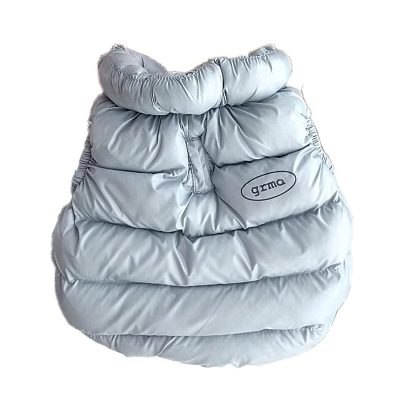 Morandi Simple Warm Dog Vest Autumn/Winter Thickened Teddy Bichon Bear Small Dog Cat Pet Clothes