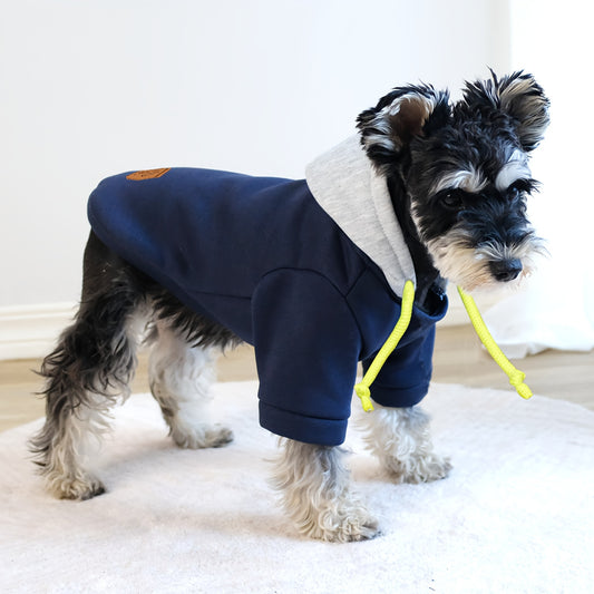 Cosy Knit Dog Hoodie Sweater - Soft, Warm, Thick, and Breathable Polyester Pullover for Small to Medium Breeds, Hand Wash Only, Perfect for Spring, Summer, Autumn, and Winter, All-Season Wear, Easy to Put On and Take Off, Com