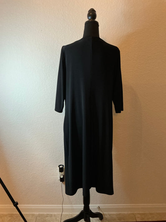Lauren Ralph Lauren Black Cowl Neck Sheath Dress – Size 16W