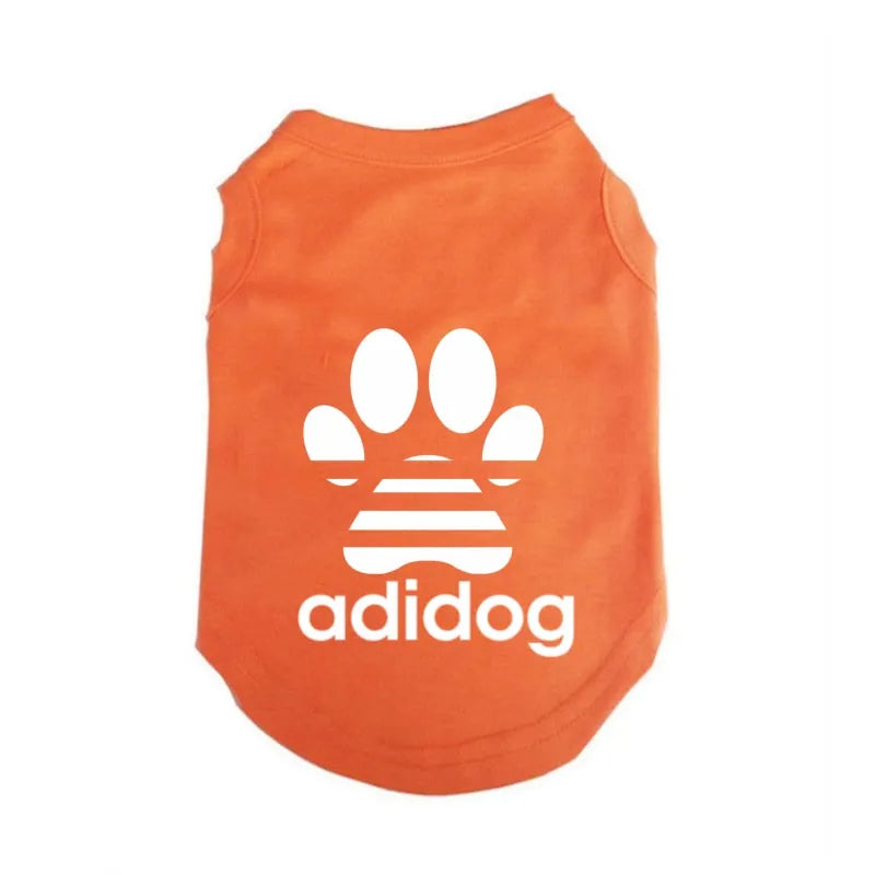 Pet Clothes Dog Vest Dog T-shirt Dog Shirt 100% Cotton Summer Thin Style Breathable French Bulldog Corgi Teddy Dog Clothes