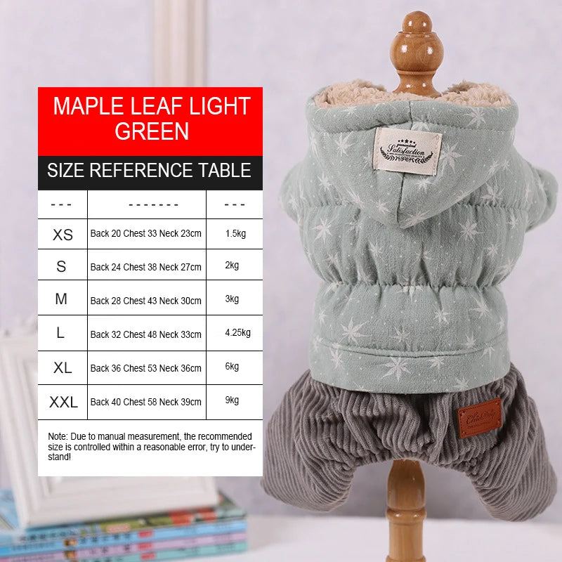 Warm Pet Clothing For Dog Clothes For Small Dog Coat Jacket Puppy Winter Pet Clothes For Dogs Costume Vest Apparel Teddy