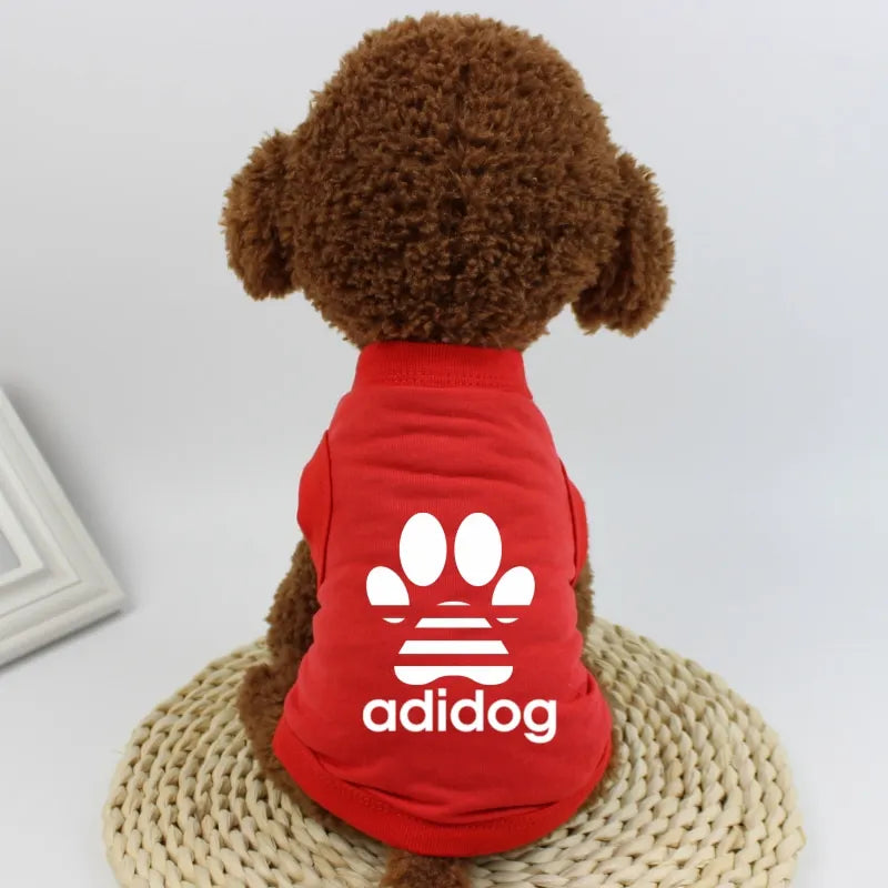 Pet Clothes Dog Vest Dog T-shirt Dog Shirt 100% Cotton Summer Thin Style Breathable French Bulldog Corgi Teddy Dog Clothes