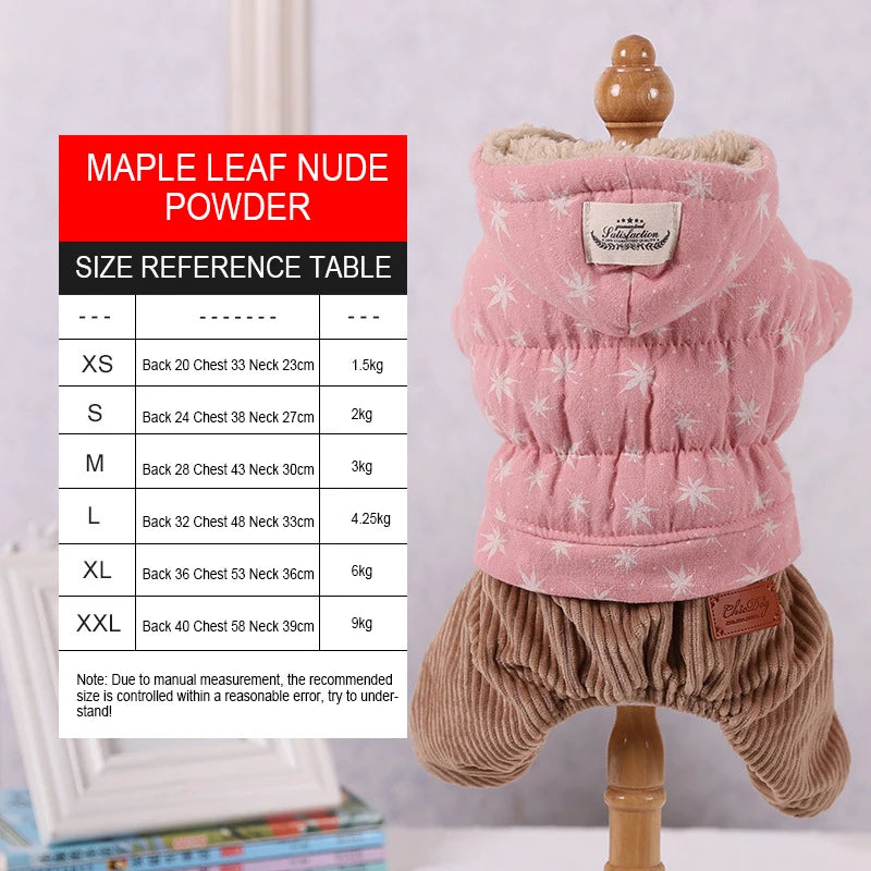 Warm Pet Clothing For Dog Clothes For Small Dog Coat Jacket Puppy Winter Pet Clothes For Dogs Costume Vest Apparel Teddy