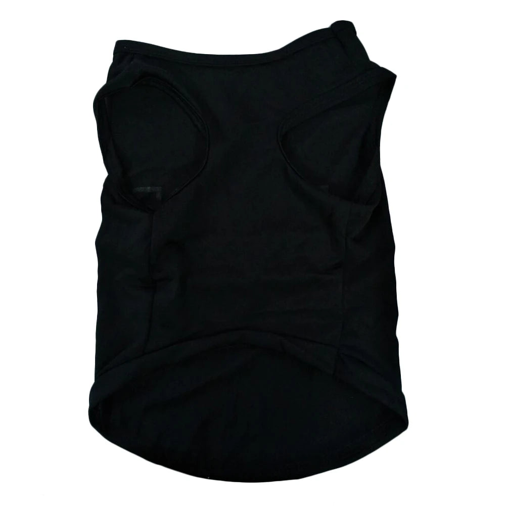 Pet Vest Police Clothes Puppy T-shirt Jacket Polyester Soft Breathable Comfortable Stylish Casual Style Dog Clothing Wholesale