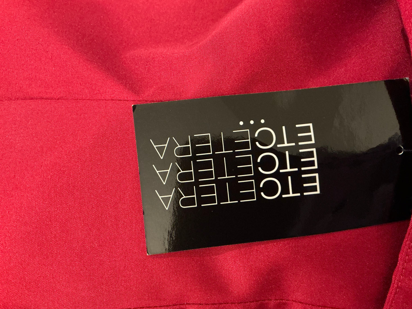 ETCETERA Burgundy Belted Sheath 2 PEICE– Size 0 NWT