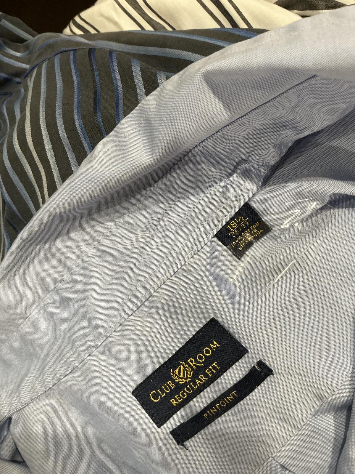 ClubClassic Fit Light Blue Dress Shirt - Men's Large