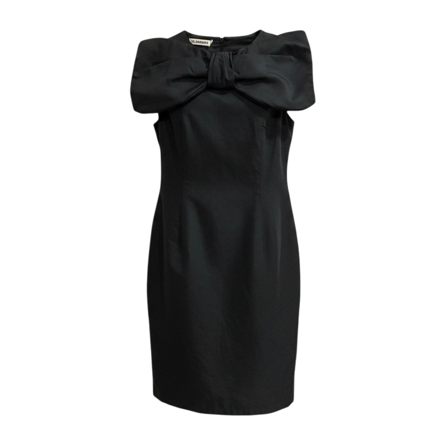 Jil Sander Black Sleeveless Structured Dress Size 38