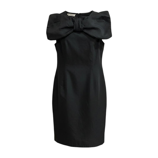 Jil Sander Black Sleeveless Structured Dress Size 38