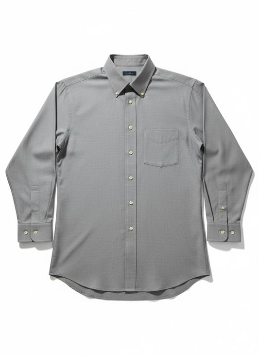 Gap Gray Long Sleeve Button-Down Shirt