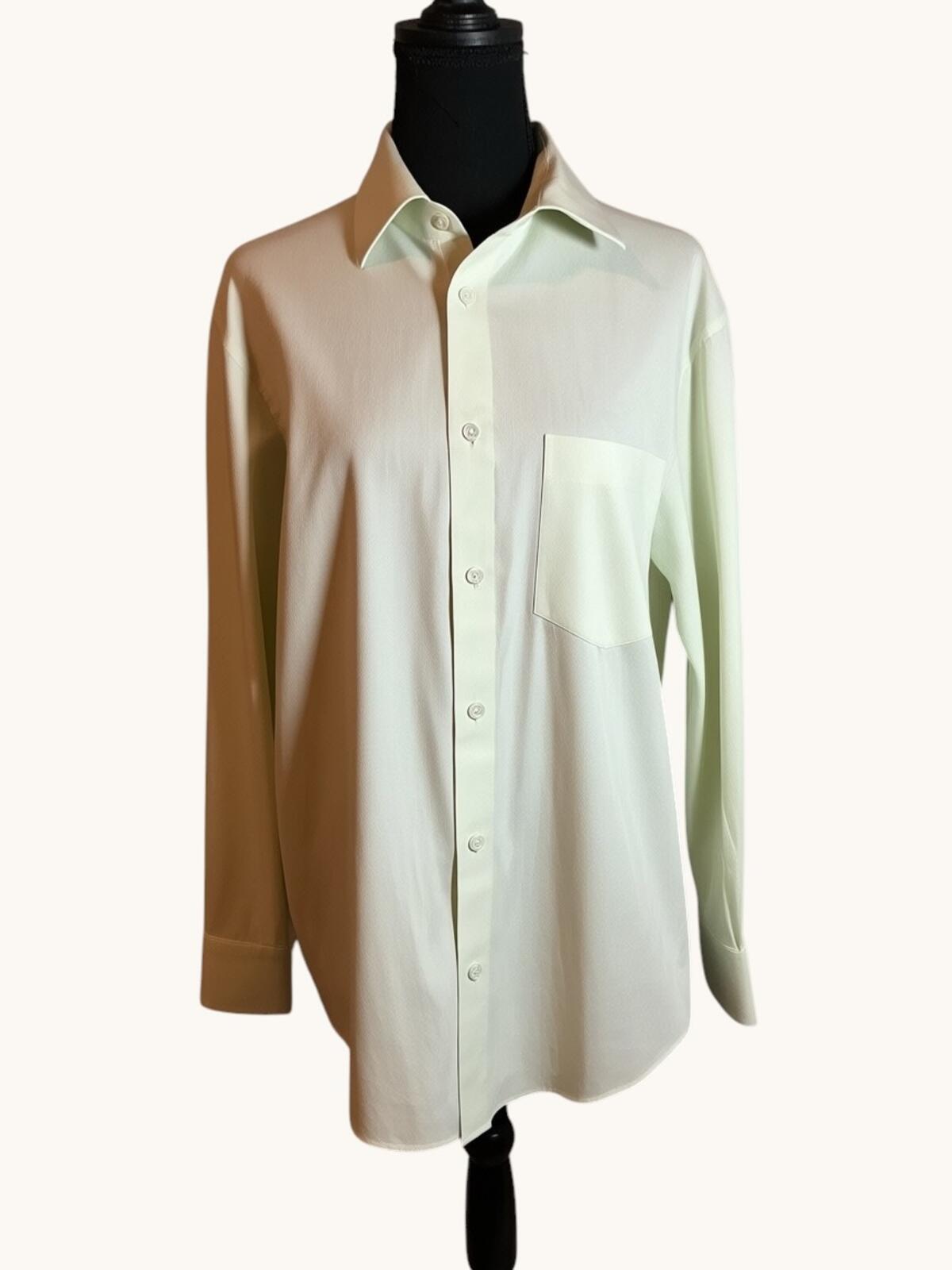 Bonobos Men's Light Green Button-Up Dress Shirt with Pocket