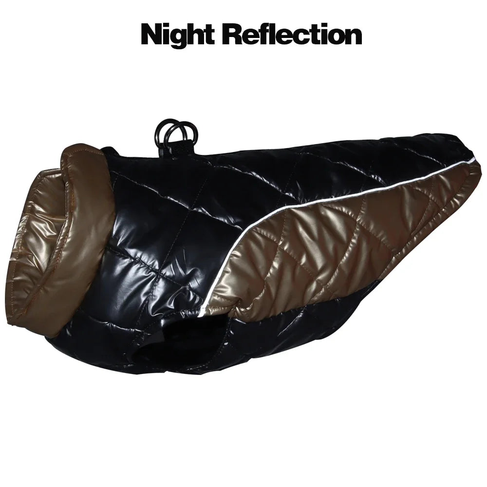 Pet Dog Clothes Large Autumn Winter Warm Dogs Cats Jacket Coat Waterproof Reflective Puppy Down Vest Chihuahua Costume Supplies