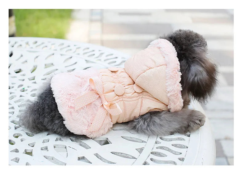Pet Dog Clothes Autumn Winter Pet Clothing Hoodies Fur Coat Dog Jacket XS-3XL Puppy Warm Thick Dog Apparel Hooded Pet Products
