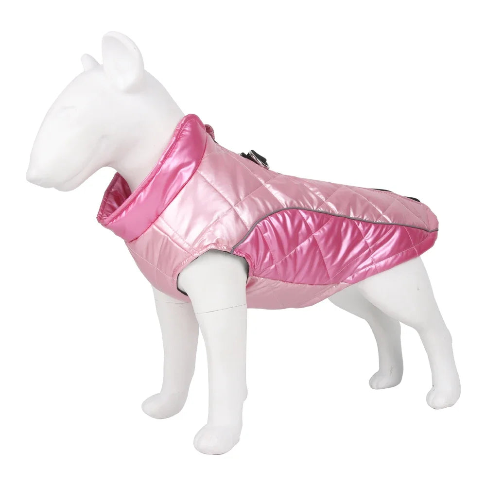 Pet Dog Clothes Large Autumn Winter Warm Dogs Cats Jacket Coat Waterproof Reflective Puppy Down Vest Chihuahua Costume Supplies