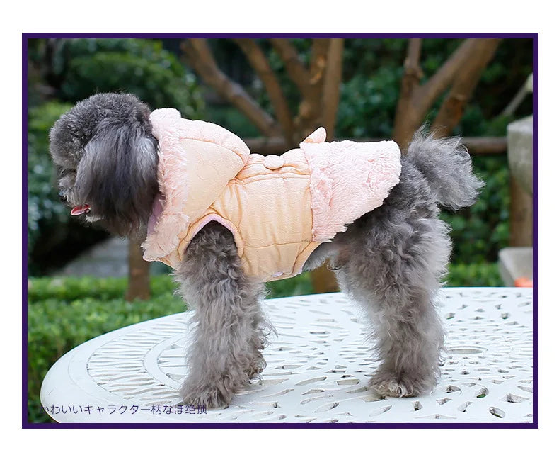 Pet Dog Clothes Autumn Winter Pet Clothing Hoodies Fur Coat Dog Jacket XS-3XL Puppy Warm Thick Dog Apparel Hooded Pet Products