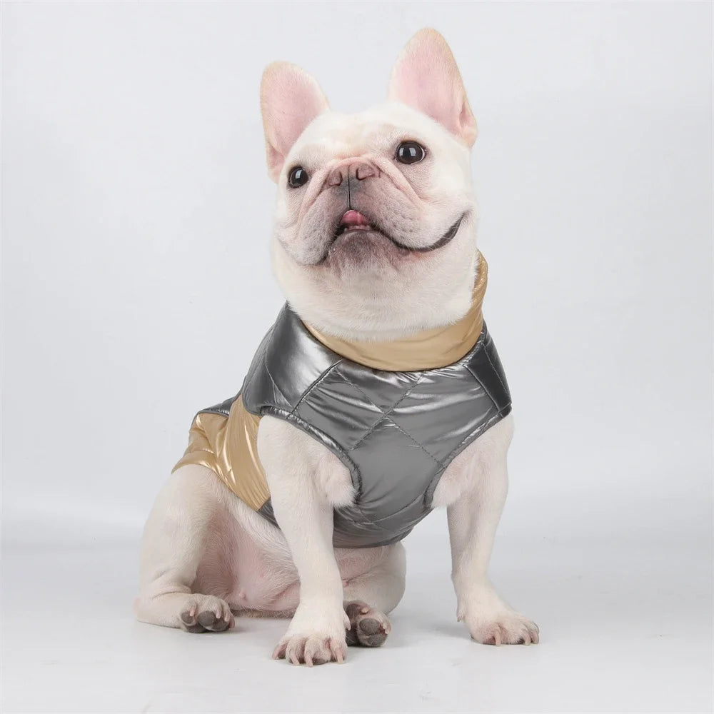 Pet Dog Clothes Large Autumn Winter Warm Dogs Cats Jacket Coat Waterproof Reflective Puppy Down Vest Chihuahua Costume Supplies