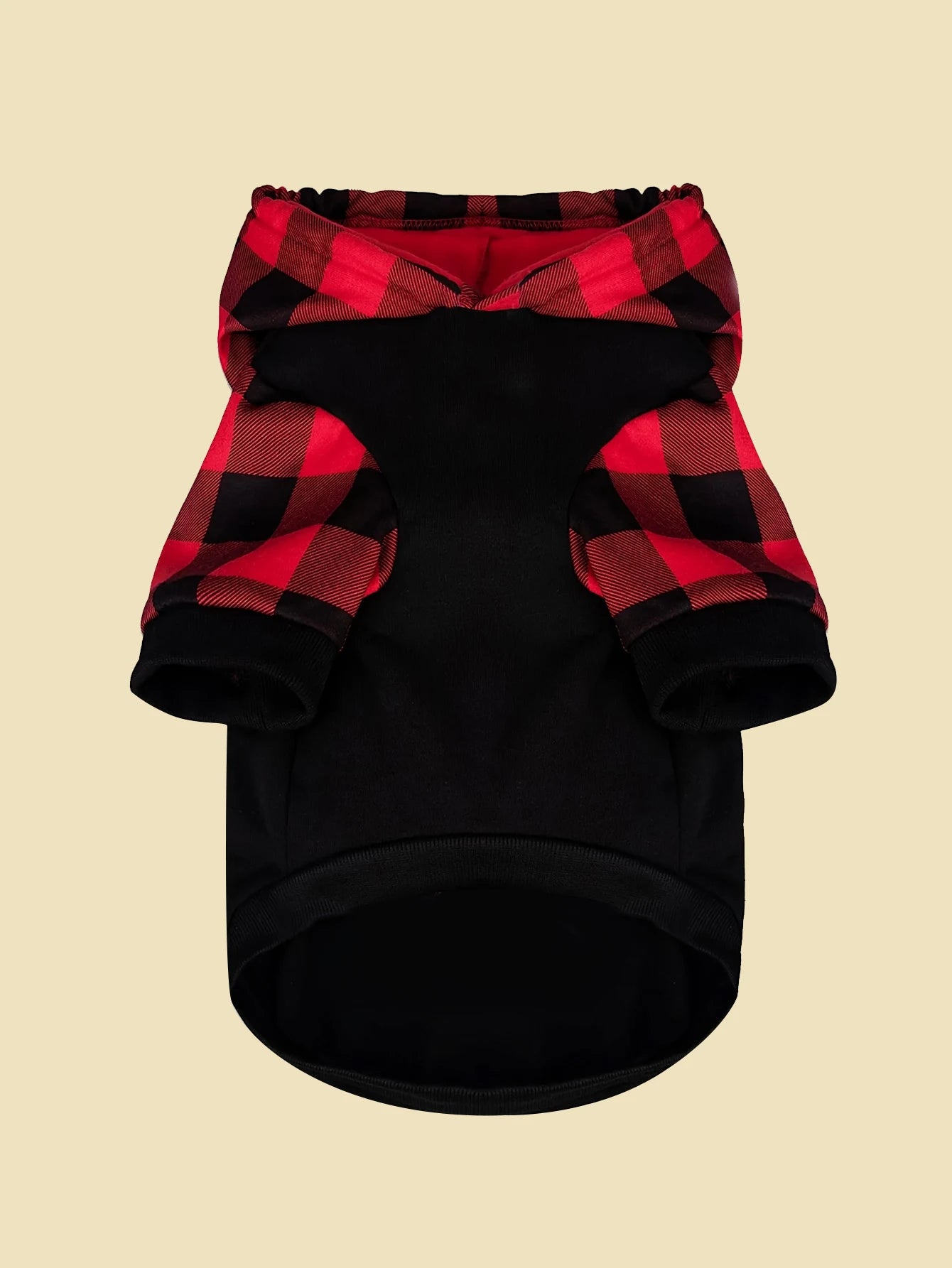 Pet Clothes for Dog Cat Puppy Hoodies Coat Plaid Paw Sweatshirt Dog Warm Outfits for Small Medium Dog for Daily Wear