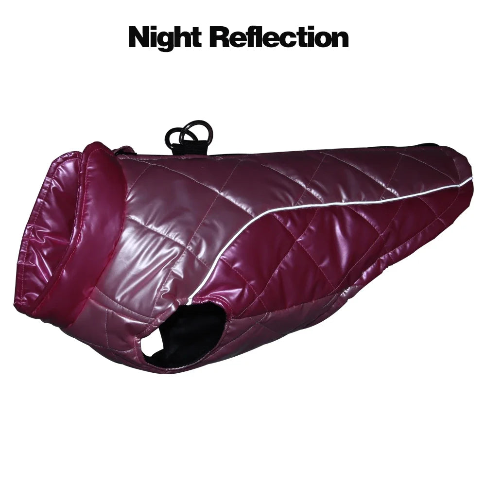 Pet Dog Clothes Large Autumn Winter Warm Dogs Cats Jacket Coat Waterproof Reflective Puppy Down Vest Chihuahua Costume Supplies