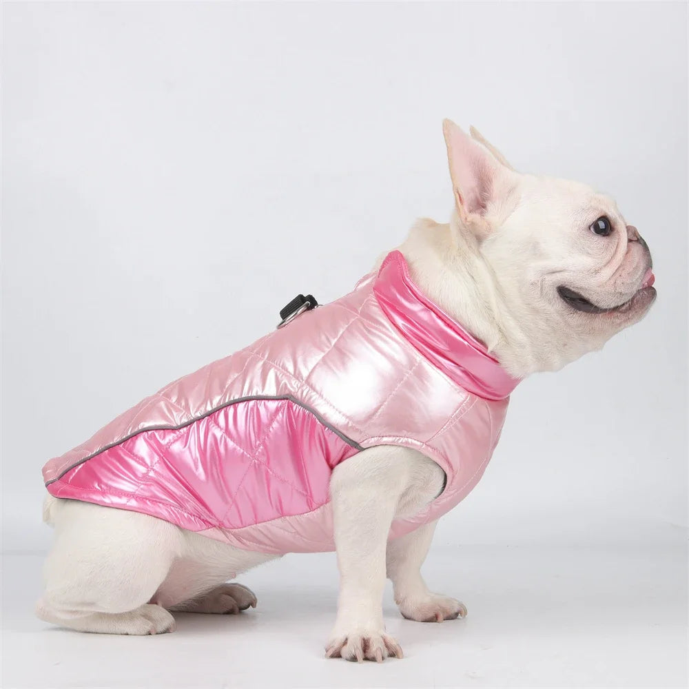 Pet Dog Clothes Large Autumn Winter Warm Dogs Cats Jacket Coat Waterproof Reflective Puppy Down Vest Chihuahua Costume Supplies