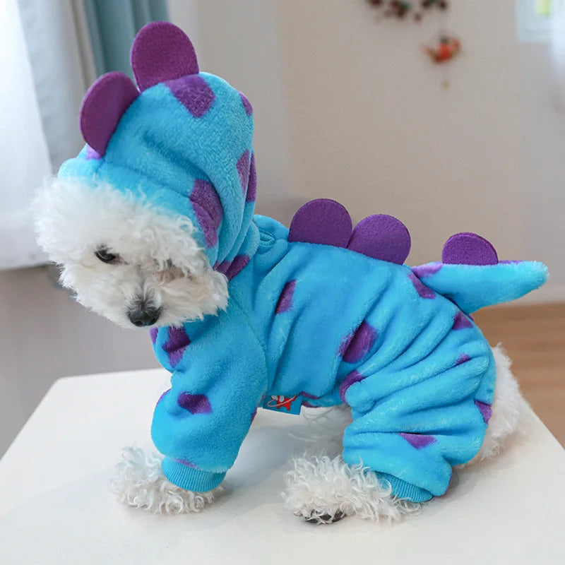 Pet Dog Clothes Cosplay Dog Cat Warm Dinosaur Clothes Puppy Coat Puppy Pet Clothes Big Dog Hoodie pet costume jacket