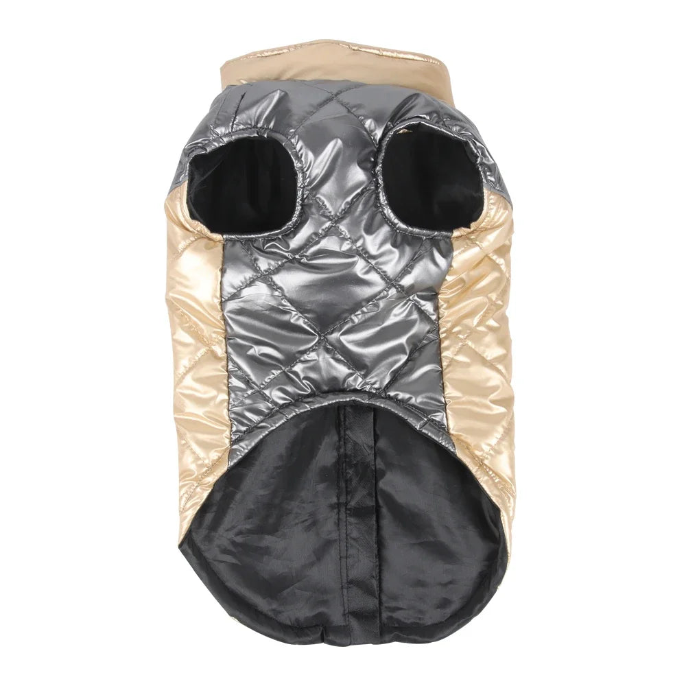 Pet Dog Clothes Large Autumn Winter Warm Dogs Cats Jacket Coat Waterproof Reflective Puppy Down Vest Chihuahua Costume Supplies