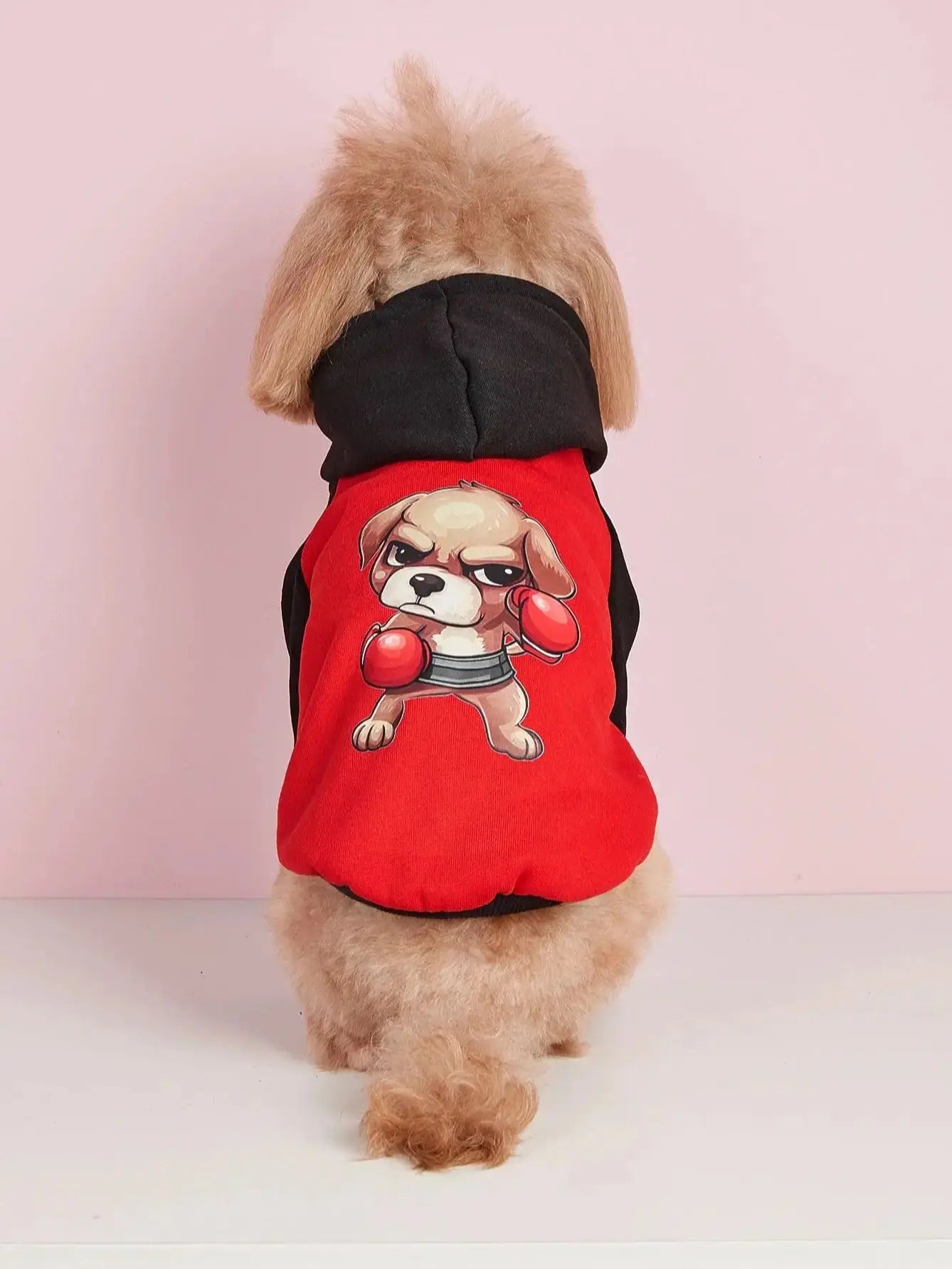 Pet clothes dog cat sweatshirt with velvet warm and comfortable clothes with prints simple and generous, fashionable and super c