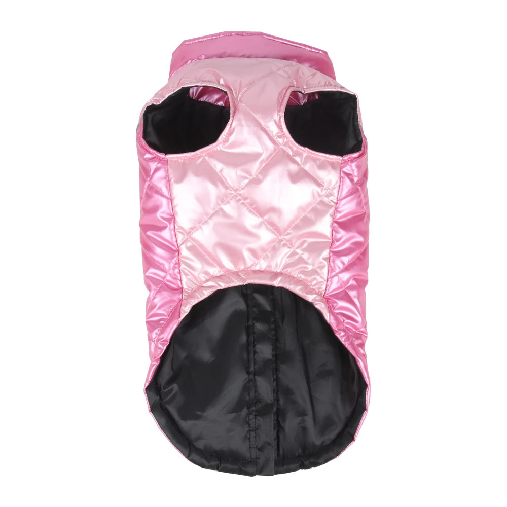 Pet Dog Clothes Large Autumn Winter Warm Dogs Cats Jacket Coat Waterproof Reflective Puppy Down Vest Chihuahua Costume Supplies