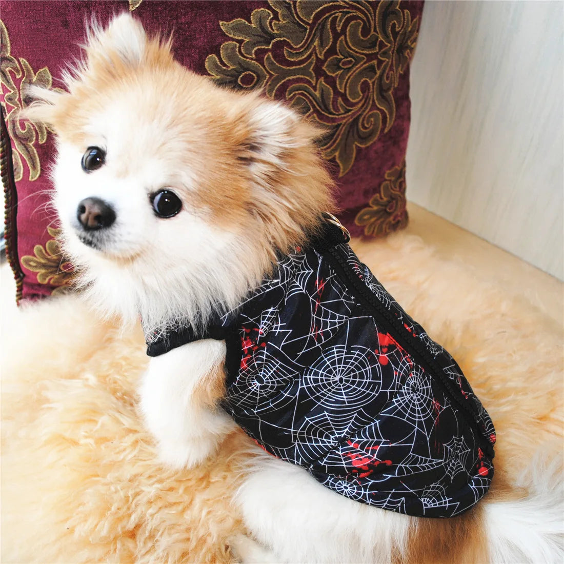 Pet Clothes Puppy Outfit Vest Warm Dog Clothes for Small Dogs Winter Windproof Pets Dog Jacket Christmas Coat Ropa Perro