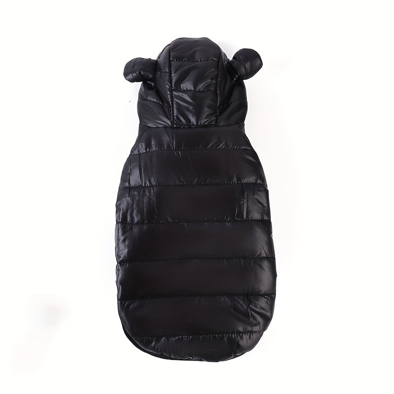 Hooded Pet Clothes, Waterproof And Warm, Dog Cotton-padded Clothes, Thickened Clothes In Winter, Keep Your Pet Warm And Travel